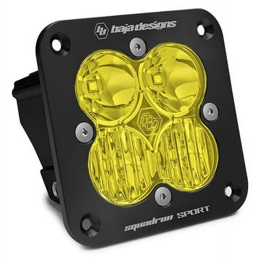 Baja Design 551013 6" LED, MoistureBlock Waterproof, Rain Proof Flush Mount Lights with Amber Lens