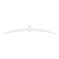 thumbnail image 2 of 84"W x 14"H x 2"D x 4"F, 4/12 Pitch, Archdale Architectural Grade PVC Gable Bracket, 2 of 8