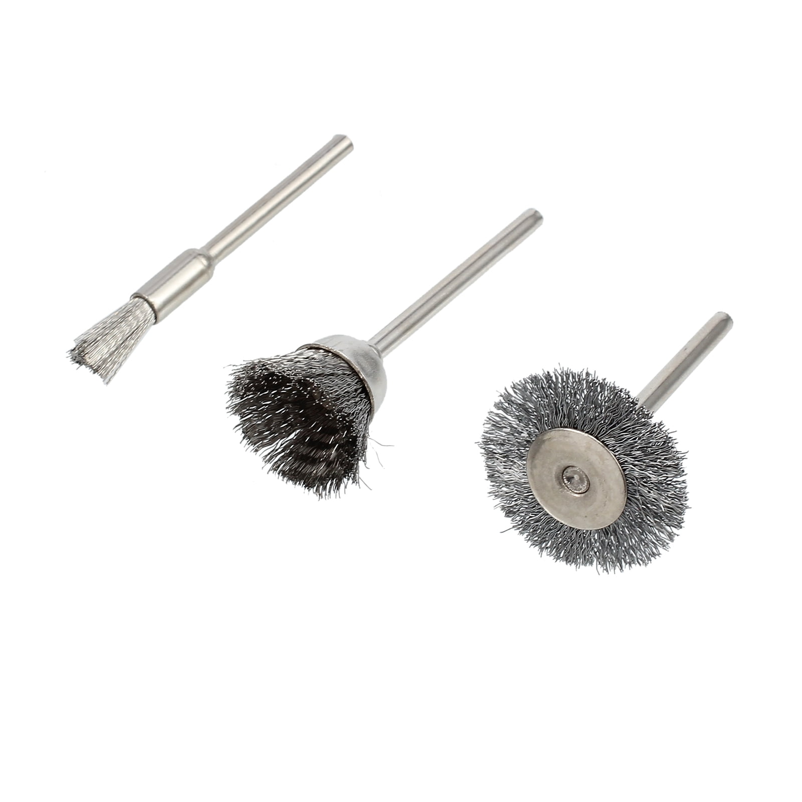 98x Stainless Steel Wire Cup Mix Brush Set With Sand Ring For Dremel Rotary Tool