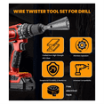 thumbnail image 4 of Drill Bit Twisting Tool,Drill Bit Winder,Wire Twisting Connector, Wire Twisting Tool, Twister for Electric Drill, 4 of 7