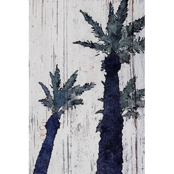 "Dark Palms" Painting Print on Wrapped Canvas