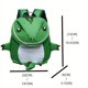 thumbnail image 2 of 1pc Cartoon Dinosaur Shape Children's Backpack For Kindergarten Students, Boys And Girls Double Shoulder Bag, Cartoon Dinosaur Backpack, Lightweight Casual Travel Bag, 2 of 4