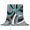 Turquoise, variant on Grey Ombre Throw Blanket for Couch,Soft Lightweight Flannel Fleece Blanket,Navy Blue Gray Gradient Modern Abstract Art Microfiber Plush All Season Decorative Blankets for Sofa Bed Office 40"x60"