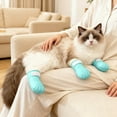 thumbnail image 4 of Chaussures de Protection pour Chat en Silicone, Bottes Anti-Griffures pour Animaux de Compagnie d'Intérieur et Confort, 4 of 4