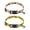 Lemons Leaves Lemon Slices And Mint Leaves, variant on Personalized Comfortable Soft Pet Collar With Bell Design For Dogs Cats Ivory Gold Butterflies Ivory and Gold