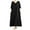 Black, variant on Youyipin womens Maxi Dress Solid Plus Size Loose Cotton prom dress Linen Long Dresses with Pockets dresses for women