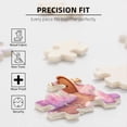 thumbnail image 4 of 500 Piece Jigsaw Puzzle for Adults Fantasy Mushroom House Landscape with Pink Clouds and Trees Home Decor Art 20.5x15 Inch, 4 of 6