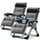 Chair with Gray Pearl Cotton Pad (2 Packs)