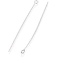 thumbnail image 2 of 500Pcs 304 Stainless Steel Eye Pins Stainless Steel Color Flat Head Pins Tarnish Resistant Eye Pins Findings for DIY Earrings Necklaces Bracelets Pendants Jewelry Making 50x0.7mm, 2 of 2