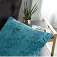 thumbnail image 2 of Home Soft Things Crushed Velvet 2 Piece Throw Pillow Cover Set - Storm Blue - 26" x 26", 2 of 4