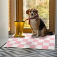 thumbnail image 3 of Lochas Checkered Area Rugs Checkerboard Rug Plaid Carpet for Living Room Bedroom Home Decor,2'x3',Pink, 3 of 6