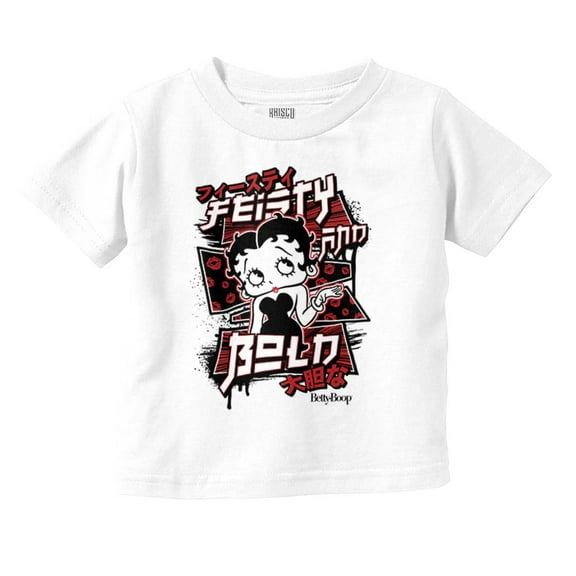 Kanji Betty Boop Feisty and Bold Youth T Shirt Tee Girls Infant Toddler Brisco Brands 6M