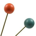thumbnail image 3 of LeisureMod Concordia Modern Design Round Colorful Balls Silent Non-Ticking Wall Clock, 3 of 6