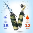 thumbnail image 2 of Camouflage 29oz Stainless Steel Insulated Thermos with Tea Filter, 360° Printed Travel Bottle, Leakproof BPA-Free Flask with Anti-Slip Base, 304 Inner & 201 Outer, Vacuum Cup, 2 of 6