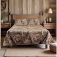 thumbnail image 2 of VISI-ONE Realtree Edge Queen Camo 4 Piece Sheet Set – Lightweight, Cooling, Wrinkle-Free Microfiber 15" Deep Pockets Sheets, Unisex Rustic Western Farmhouse Style Made to Complement All Living Spaces, 2 of 7