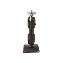 PanaVise CCTV Deluxe Mount 827-06 - Mounting kit (mount, mounting base) - for CCTV camera - aluminum alloy - black