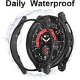 thumbnail image 2 of 2+2 Pack Case and Screen Protector Compatible with Samsung Galaxy Watch 5 Pro 45mm, 2 Pack Matte Hard PC Bumper Case + 2 Tempered Glass Screen Protector Films for Galaxy Watch 5 Pro, 2 of 5
