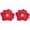 Hot Pink*2, variant on Artificial 10cm Bright Red Lotus Flower Head, 3-Pack Lifelike Water Lily Bloom for Vase and Home Decor, 3PCS (Bright Red)
