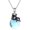 Black French Bulldog-Moonstone, variant on French Bulldog Guinea Pig Fox Sloth Necklace 925 Sterling Silver Cute Animal Heart Pendant Jewelry Gifts for Women