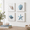 Seashell Quartet, variant on 3d Wall Art Beach Decor Framed Set Of 4