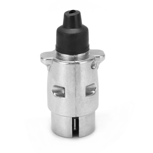 12N Trailer Connector, 7 Pin Metal Plug Reliable Durable for Boats for Trucks for