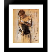 Woman Touching Her Arm 20x24 Framed Art Print by Edgar Degas