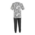 thumbnail image 2 of Pijama George Talla EG Combinada Estampado Palmeras Negro, 2 of 4