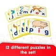 thumbnail image 3 of CVC Puzzles Junior Learning for Ages 4-5 Kindergarten Learning,  Language Arts Letter Sounds, Perfect for Home School, Educational Resources, 3 of 5
