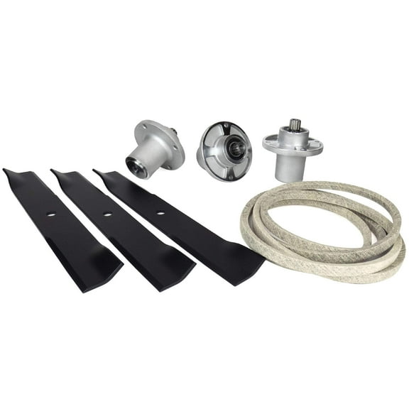 Deck Rebuild Kit for Hustler Raptor SD 54" - Spindle Blade and Belt