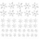 thumbnail image 5 of 1000 piezas de copos de nieve y confeti para decoraciones navideñas, confeti de invierno, paquete de fiesta de nieve para bodas, cumpleaños, fiestas navideñas, suministros de decoración de, 5 of 8