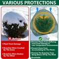 thumbnail image 7 of mdesiwst Pop Up Shrub Cover, Plant Frost Protection Tent, 22 x 22 x 22 Inch Winter Plant Cover, Garden Plant Protector from Snow And Ice for Outdoor Shrub Fruit Freeze Protection, 7 of 7