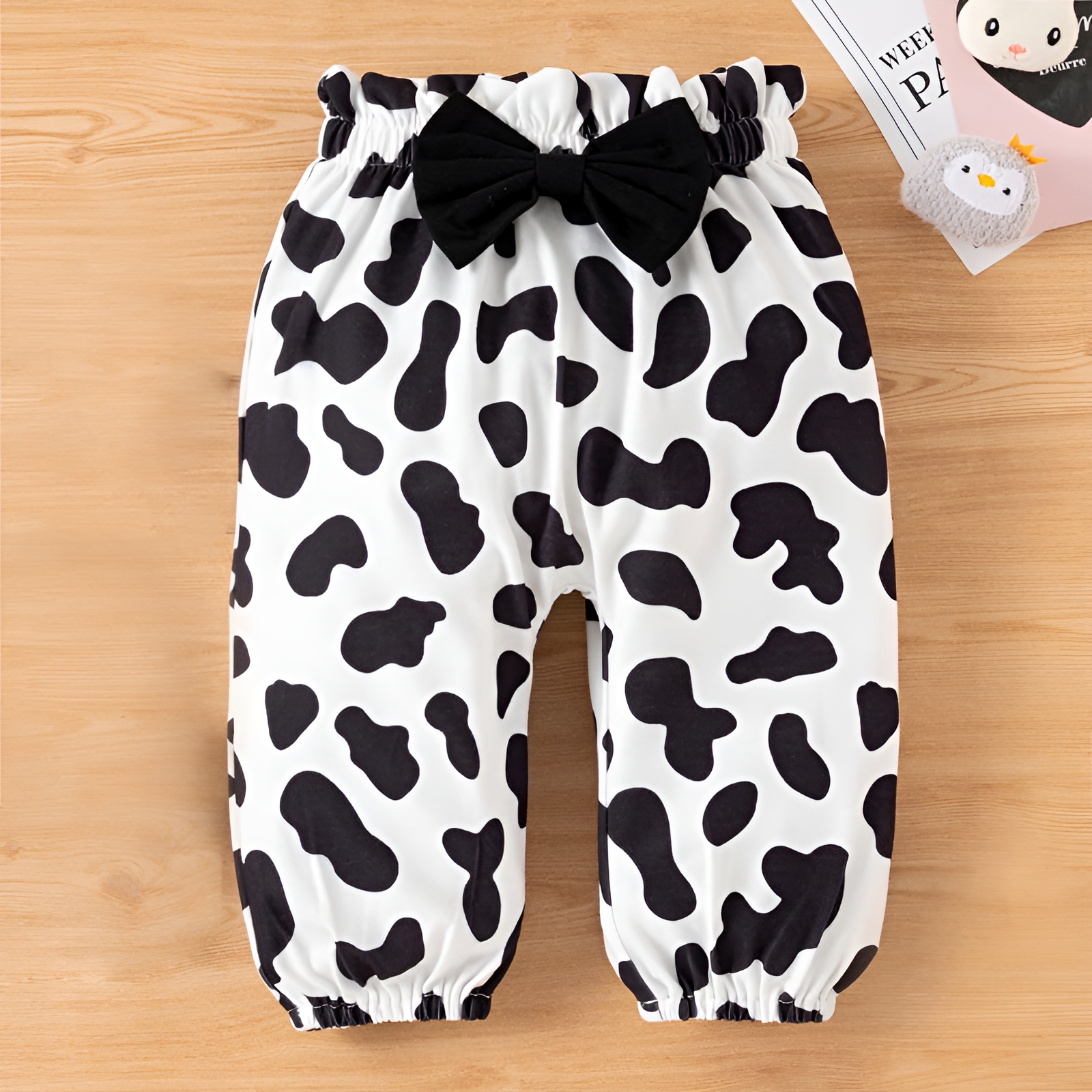 PatPat Newborn Girl Long-Sleeve Romper & Pants Set photo 8