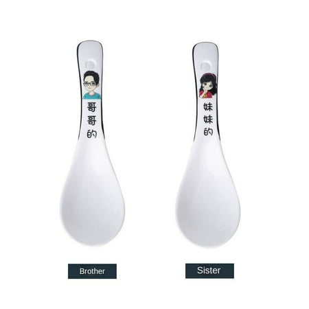 

2/3 Pcs Creative Cartoon Soup Spoons Home Ceramic Multi-Function Chinese Style Scoop Porridge Spoon Kitchen Tableware Supplies