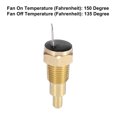 thumbnail image 4 of Universal Engine Cooling Fan Temperature Thermostat Sensor Switch 1/4" NPT 150 Degree on 135 Degree Off, 4 of 6
