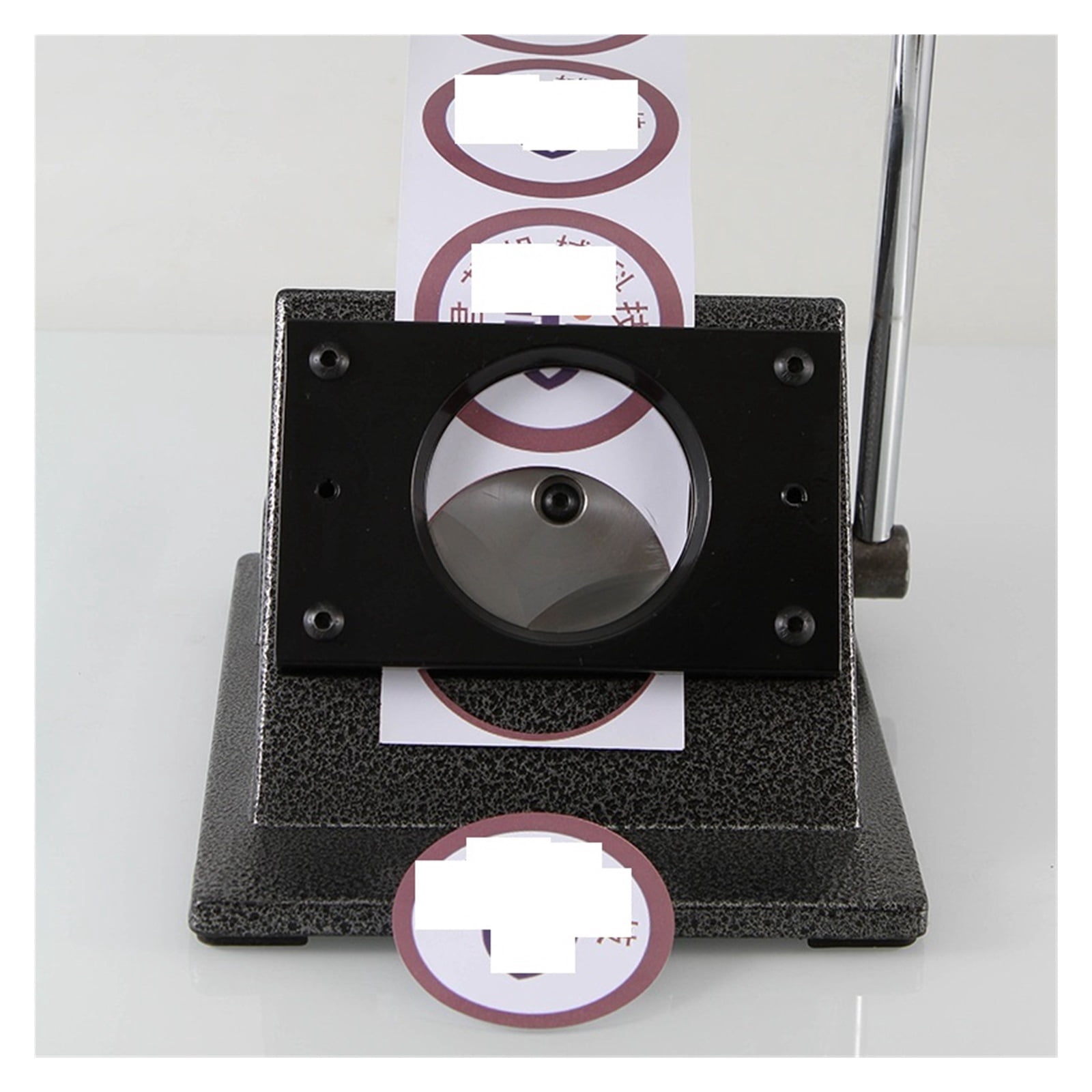 Manual Paper Graphic Round Punch Die Cutter Cutting Machine Button Maker Durable For 25-75mm