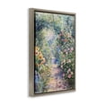 thumbnail image 4 of Stupell Industries Spring Garden Archway Landscape & Nature Painting Brown Floater Framed Canvas Art Print Wall Art, 17 x 25, 4 of 10