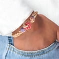 thumbnail image 4 of DESIGNICE Blossom Knot Bracelet, Granddaughter Bracelet From Grandma - Always Be Brave and Be Strong, Adjustable Braided Bracelet, 4 of 4