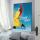 thumbnail image 3 of Cantando bajo la lluvia Cuadro decorativo colgante - Arte de pared - Póster enmarcado - Decoración de pared - Regalos para familia, amigos y aficionados 20*30 cm, 3 of 6
