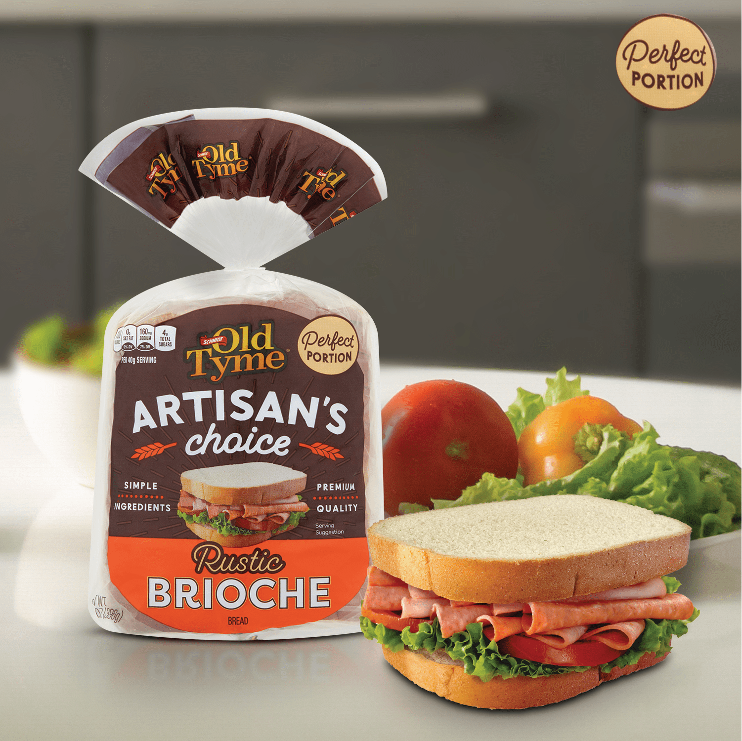 Schmidt Artisan's Choice Rustic Brioche Bread, Half Loaf, 14