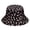 Breast Cancer Ribbon Heart Black Pattern, variant on Breast Cancer Ribbon Heart Pink Pattern Bucket Hat, Travel Foldable Hat with Wide Brim & Breathable Fabric, UV Sun Protection Gifts for Hiking Camping Fishing Beach