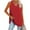 Red, variant on Sherrylily Summer Women V Neck Tank Tops Loose Casual Sleeveless Shirts Tunic Fashion Tops