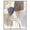 Silver Frame, variant on Freeform Movement I Canvas Contemporary Paint by Art Remedy, White Frame, 36 x 45