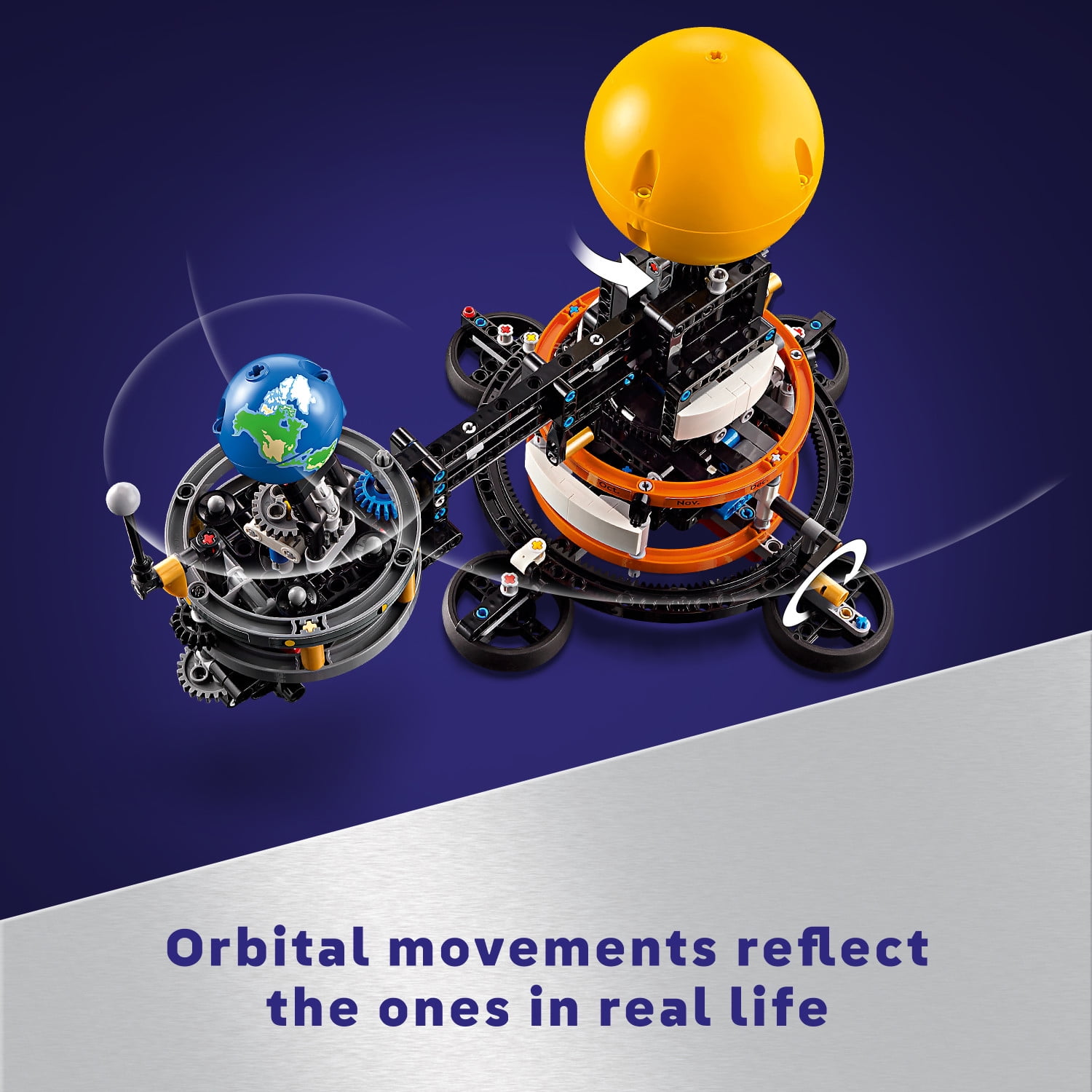 LEGO Technic Planet Earth and Moon in Orbit Building Set, Outer Space Birthday Gift for 10 Year Olds, Solar System Space Toy for Imaginative, LEGO Technic Planet Earth and Moon in Orbit Building Set, Outer Space Birthday Gift for 10 Year Olds, Solar System Space Toy for Imaginative,