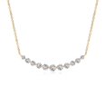 thumbnail image 1 of Angara Collier en Diamant Naturel - Collier Pendentif Rond Contemporain en Or Jaune 14K pour Femmes, 1 of 8