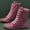 Red, variant on YOUSNH Mid-Calf Boots Ankle Boots for Women Chunky Women's Shorts Boots Leopard Retro Shoes Ankle Boots Womens Boots Brown 6.5