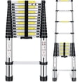 thumbnail image 4 of Folding Ladder Slow Down Design 16.5FT Extendable Ladders Portable for Household /Building Maintenance 330 Pound Capacity, 4 of 7