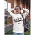 thumbnail image 2 of To The Moon And Back  Sweatshirt Women -Image by Shutterstock, Female Small, 2 of 4