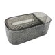 thumbnail image 5 of Cubierta de caja de pañuelos rectangular, soporte de caja de pañuelos multifuncional con caja de control remoto, organizador de bolígrafos para coche Gris Sunnimix Cubierta de tejido, 5 of 8