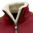 thumbnail image 6 of Womens Fleece Sherpa Lined Sweatshirts Oversized Half Zip Pullover Trendy Long Sleeve Tops Outfits Fall Clothes, 6 of 6