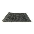 thumbnail image 2 of Ahgly Company Indoor Round Abstract Gray Modern Area Rugs, 5' Round, 2 of 4